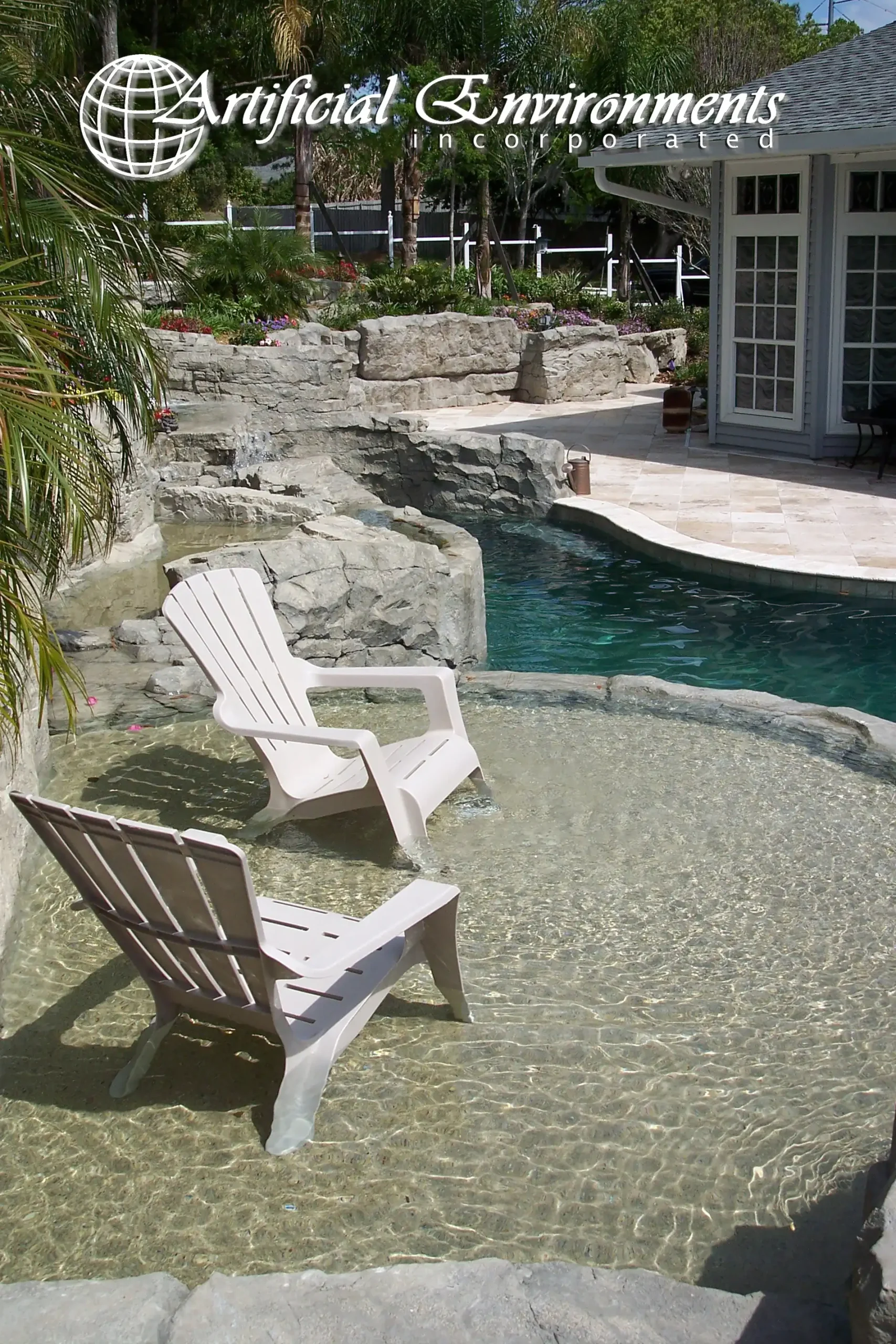 Lagoon Pool with pool chairs